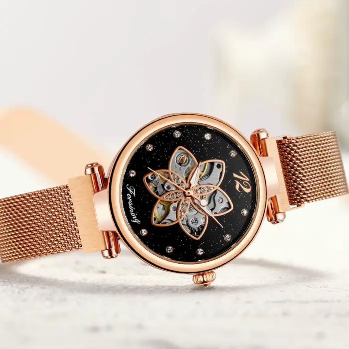 Montre mécanique automatique FORSINING pour femme