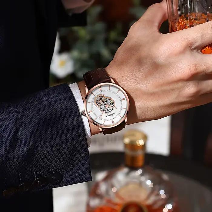 Montre mécanique automatique pour hommes