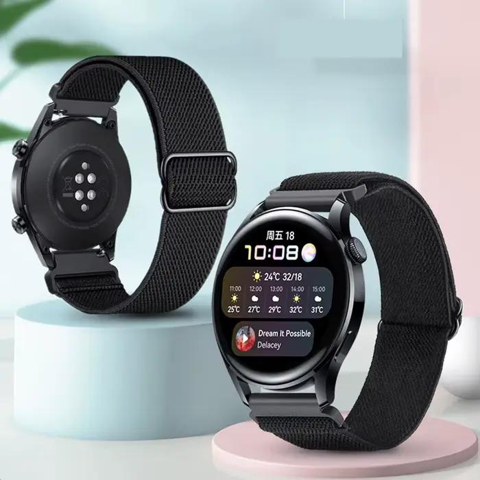 Bracelet en Nylon de 20mm pour Garmin Forerunner 165 168 245 645 musique 158 55 Bracelet de montre de Sport pour Bracelet Garmin Vivoactive 3 5