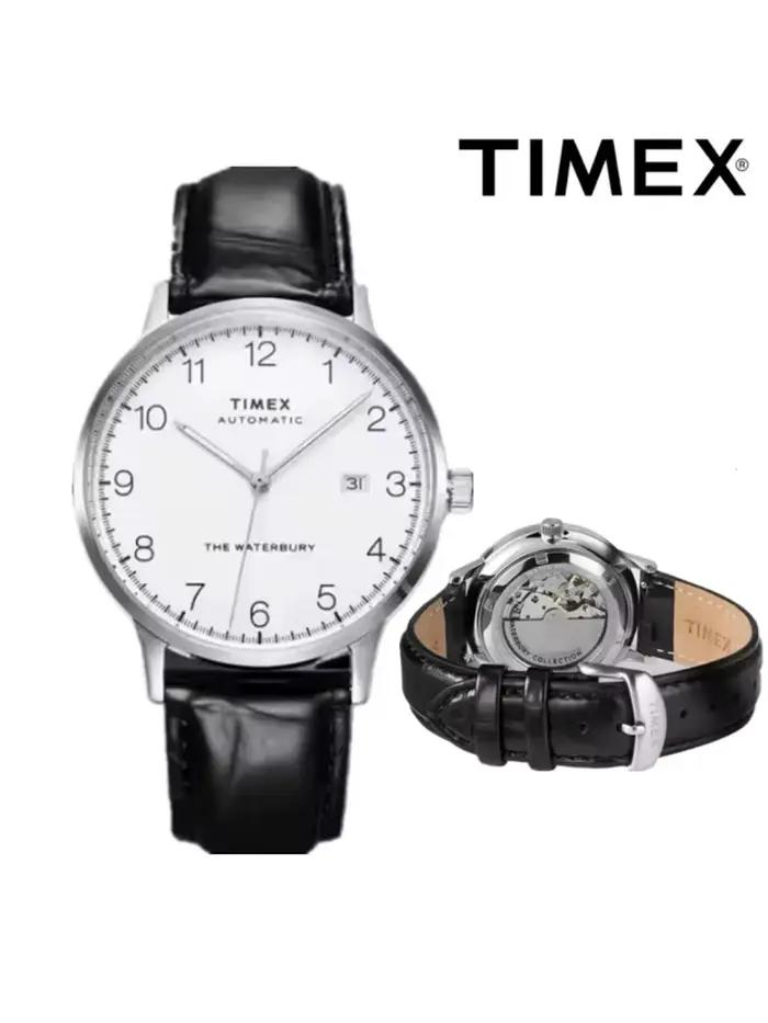 Montre mécanique automatique Timex pour homme mode sport étanche décontractée pour loisirs affaires travail quotidien