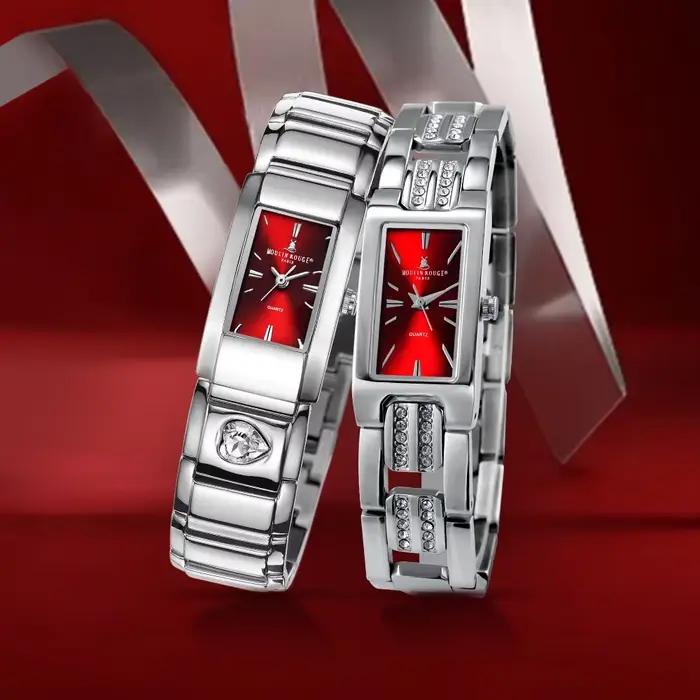 MIYOTA montre à Quartz pour femmes marque de luxe étanche Rectangle Bracelet en acier inoxydable montre-Bracelet mode