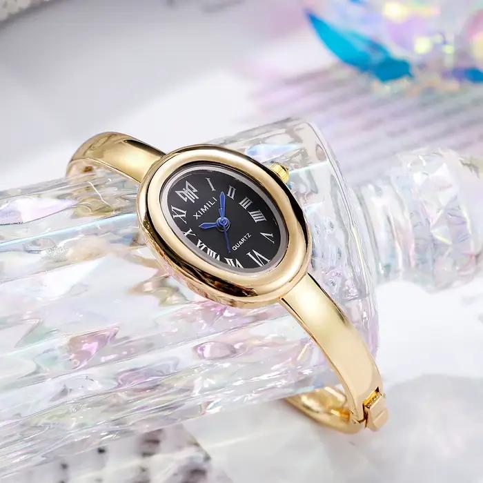 Montre Quartz Luxe Femme Sport Argent Acier Étanche Occasions Spéciales Robe Entrainement Soirées
