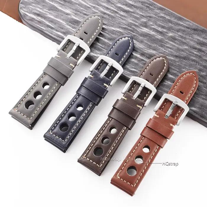 Bracelet de montre en cuir de vache Vintage
