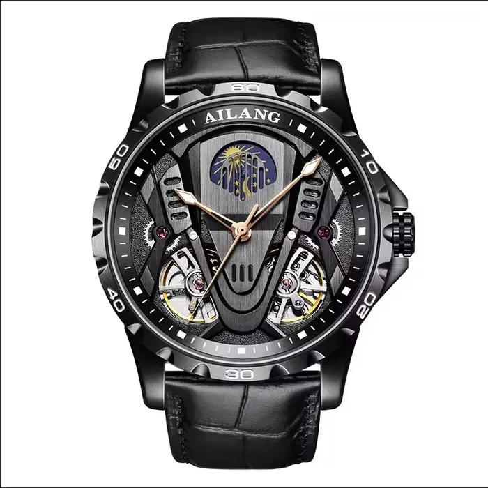 AILANG nouvelle montre à mouvement automatique creux pour hommes