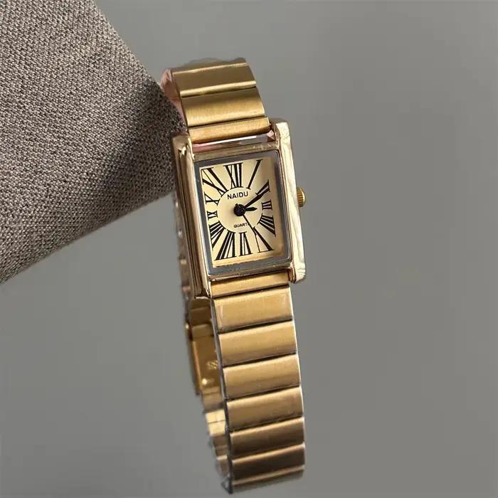 Offre spéciale femmes cadran carré montre à Quartz minimaliste bracelet en acier montre-bracelet Para Mujer dames cadeaux livraison directe Relógio Feminino