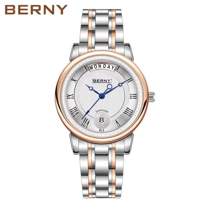 BERNY montre à Quartz pour femmes mouvement VJ45