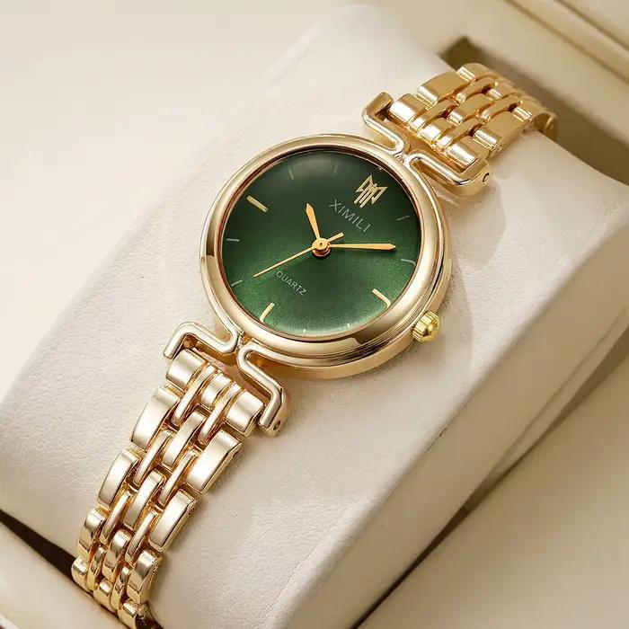Montre pour femme avec bracelet en acier inoxydable