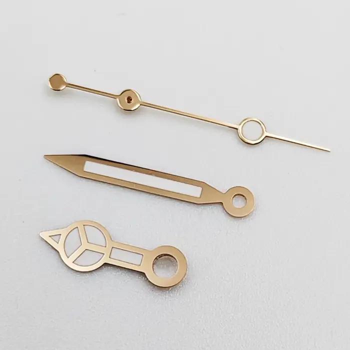 Aiguilles de montre en or Rose