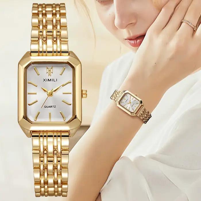 Montre à quartz de luxe pour femme