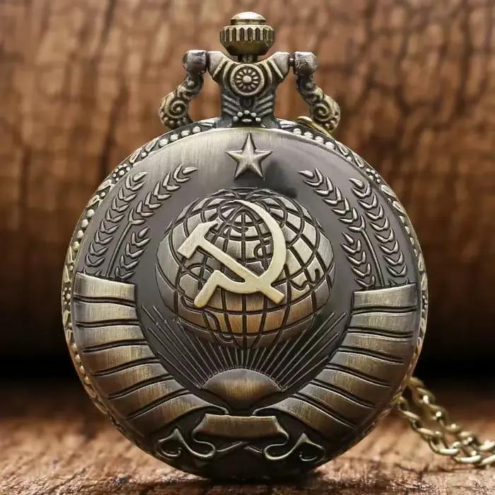 Montre de poche à Quartz de Style communiste