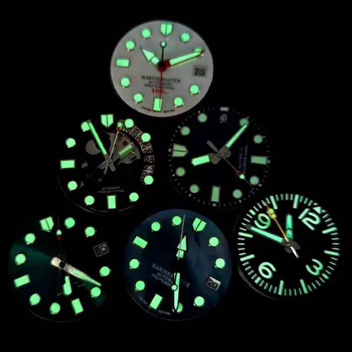 Montre homme avec mouvement automatique NH36 verre saphir acier inoxydable 316L résistante à l'eau 200m pour homme occasions spéciales