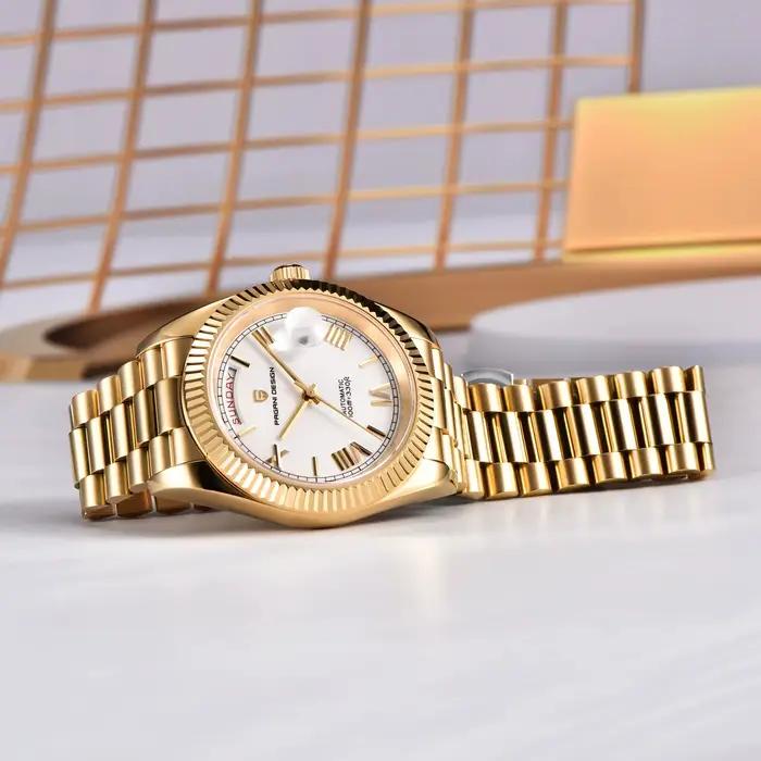 Montres pour hommes PAGANI DESIGN DD40 Or Blanc Luxe Automatique Mouvement Japonais Date Jour Mécanique Nouveauté 2026