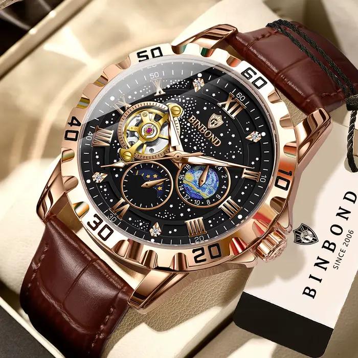 Montre automatique pour homme BINBOND