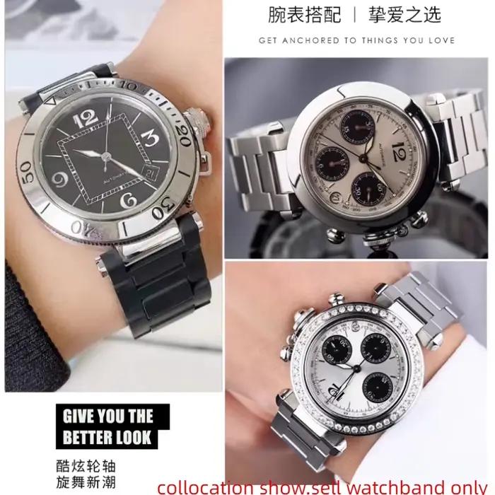 Bracelet de montre en acier inoxydable de haute qualité