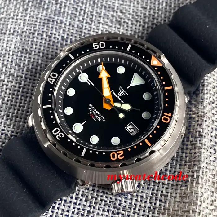 Montre mécanique pour homme Tandorio Tuna Dive en acier