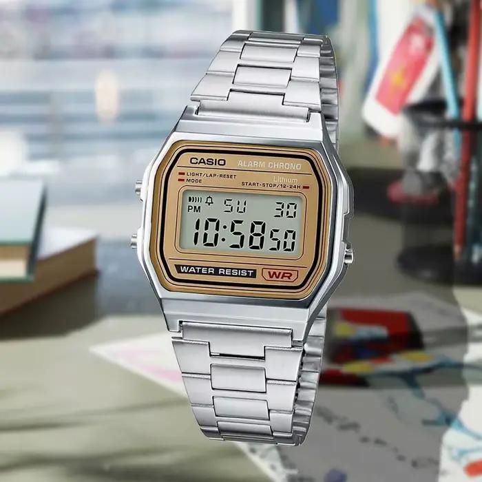 Montre électronique CASIO A158WEA-9 rétro