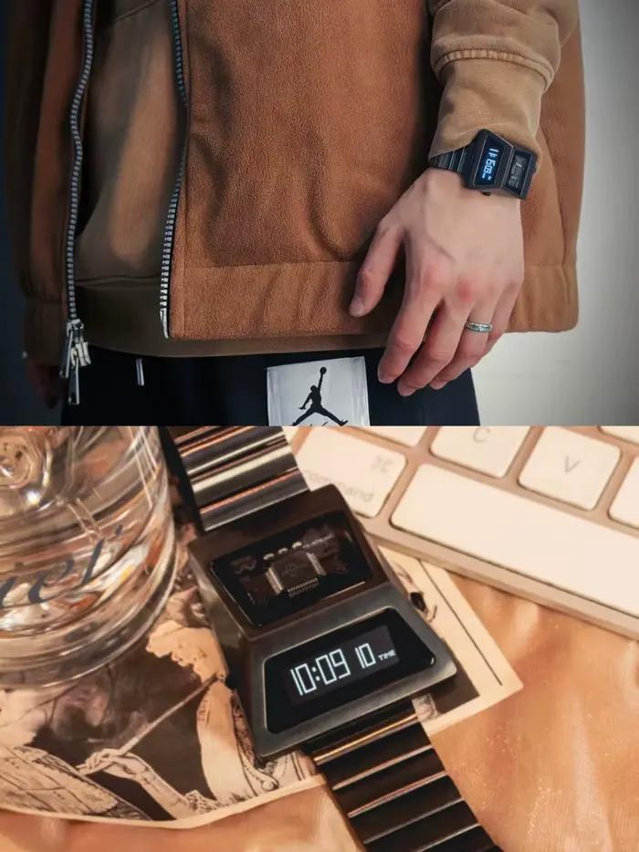 Montre pour homme BENLYDESIGN Computron avec écran OLED