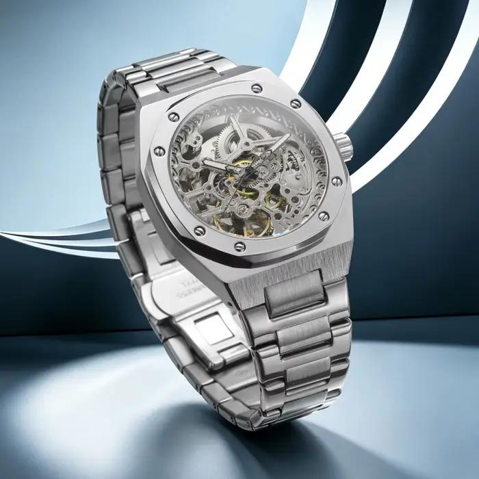 Nouvelle Montre Homme FORSINING Originale Haut de Gamme 2026 en Acier Inoxydable
