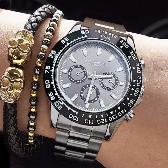 Montre mécanique de luxe haut de gamme pour hommes d'affaires