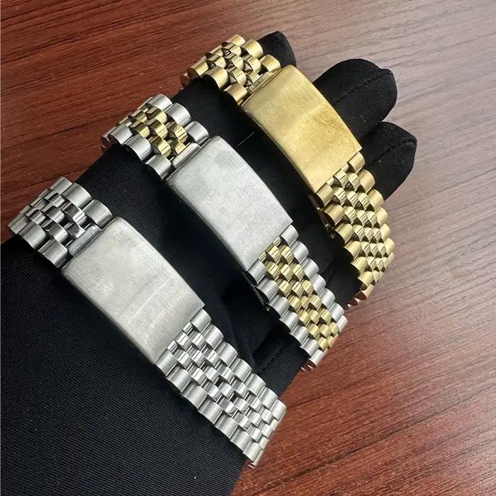 Pour Rolex DATEJUST Bracelet de montre en métal massif