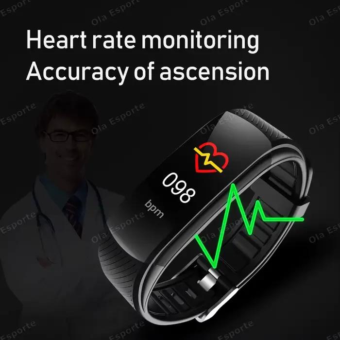 Montre connectée 2026 avec moniteur de fréquence cardiaque pour hommes et femmes, bracelet caoutchouc, suivi complet de la santé et de la forme physique, occasion sportive et quotidienne