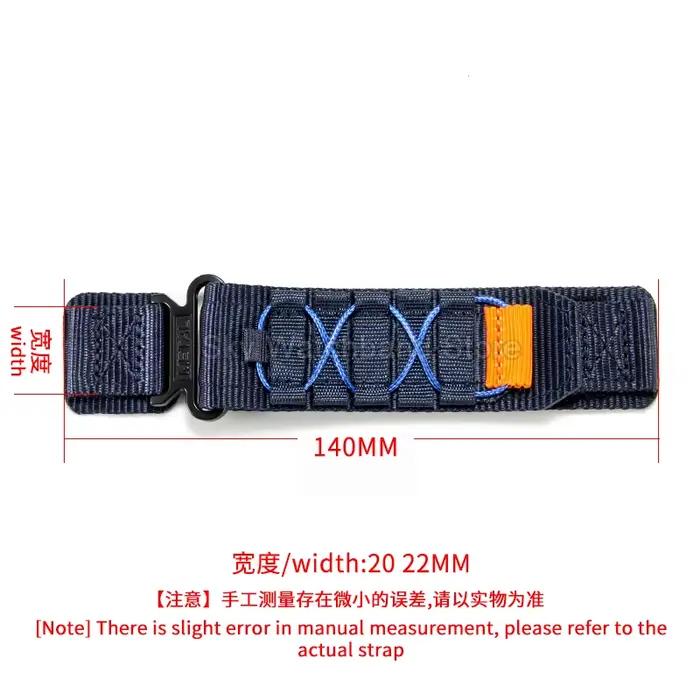 Bracelet de montre en nylon doux et respirant pour homme et femme, avec fermeture Velcro, compatible avec montres traditionnelles, pour diverses occasions et styles