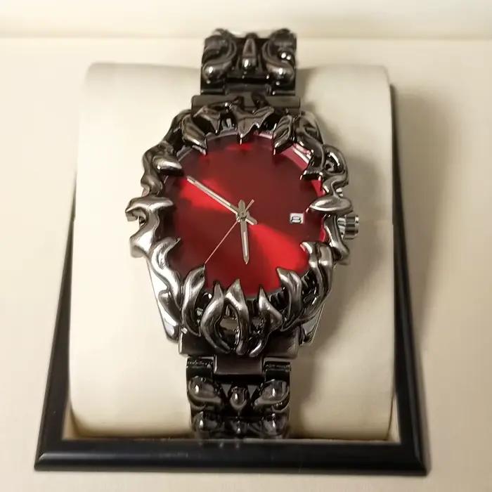 Montre pour hommes classique griffe albâtre montres Y2K calendrier