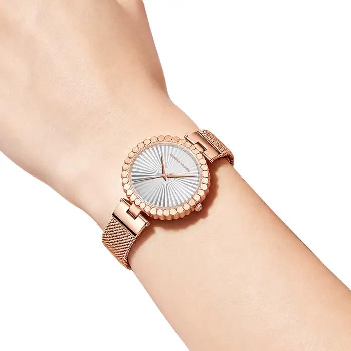 Montre pour femme en or rose 35 mm