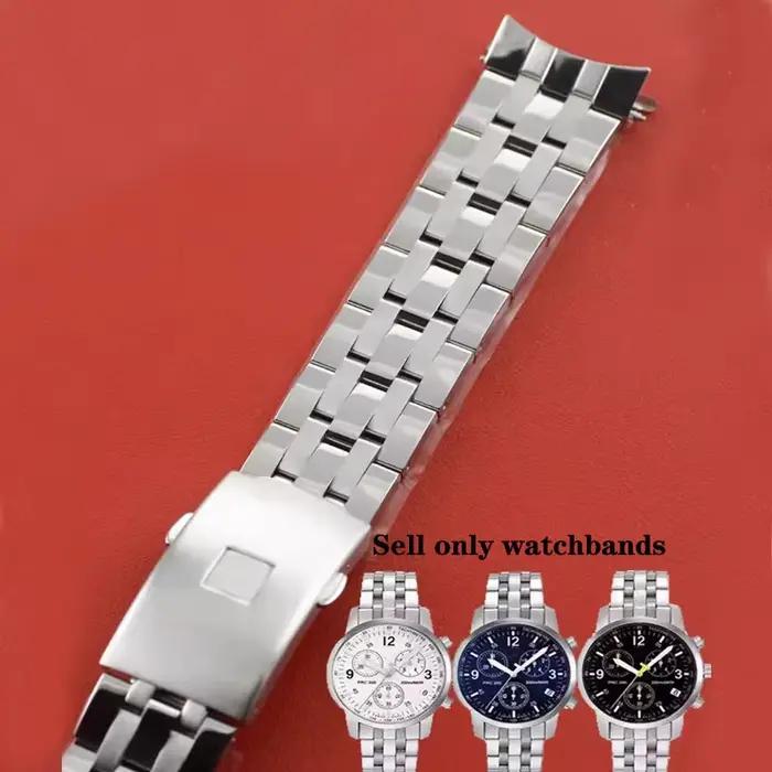 Bracelet de montre pour Tissot 1853 PRC200 T17 T461 T055 T014 hommes fermoir pliant montres accessoires