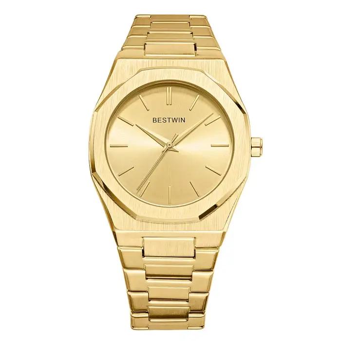 Nouvelles montres pour hommes de luxe bracelet en acier inoxydable classique affaires étanche