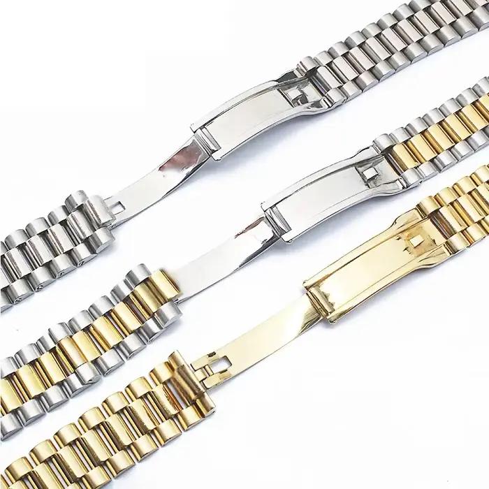 Bracelet de montre en acier inoxydable pour Rolex DATEJUST DAY-DR Occasions spéciales Blanc Noir Noir Blanc Rouge Noir
