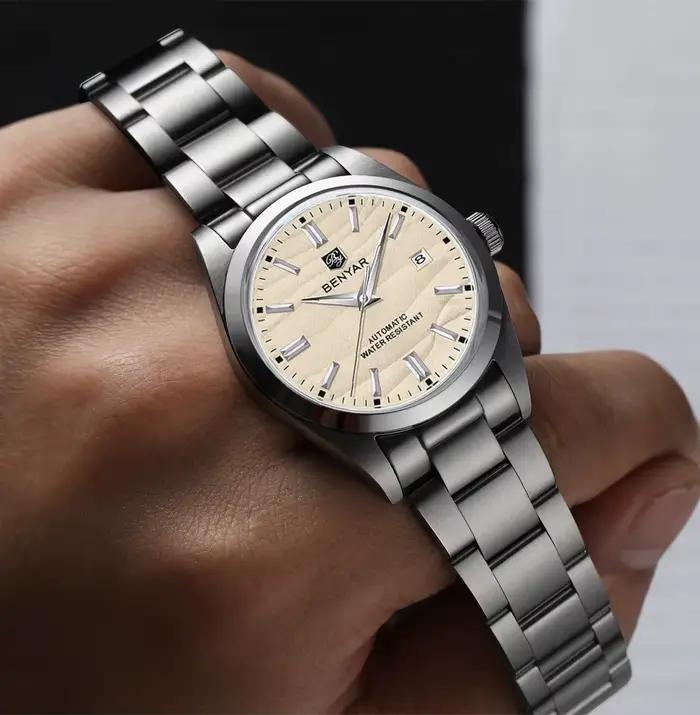 Montre mécanique pour homme BENYAR Design 40 mm