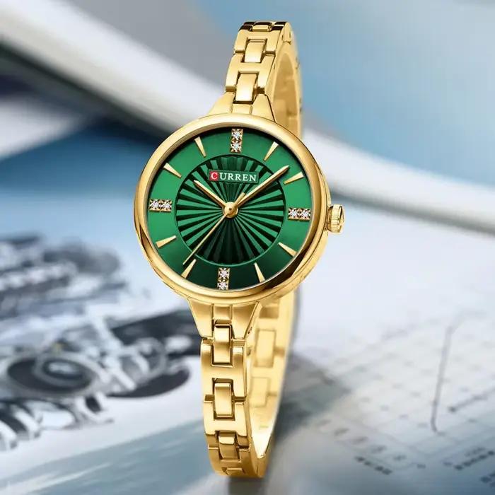 Istro REN-Montre à quartz en acier inoxydable pour femme