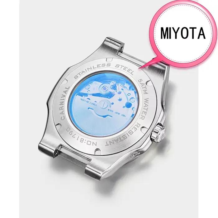 Montre automatique MIYOTA Suisse pour homme