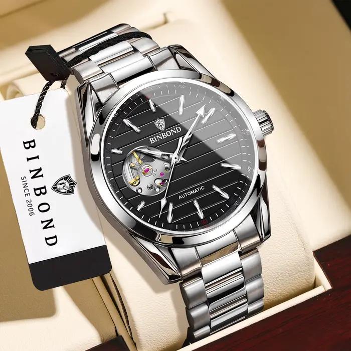 Montres mécaniques originales BINBOND pour hommes