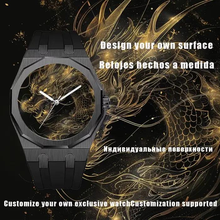 Montre en quartz personnalisée de luxe