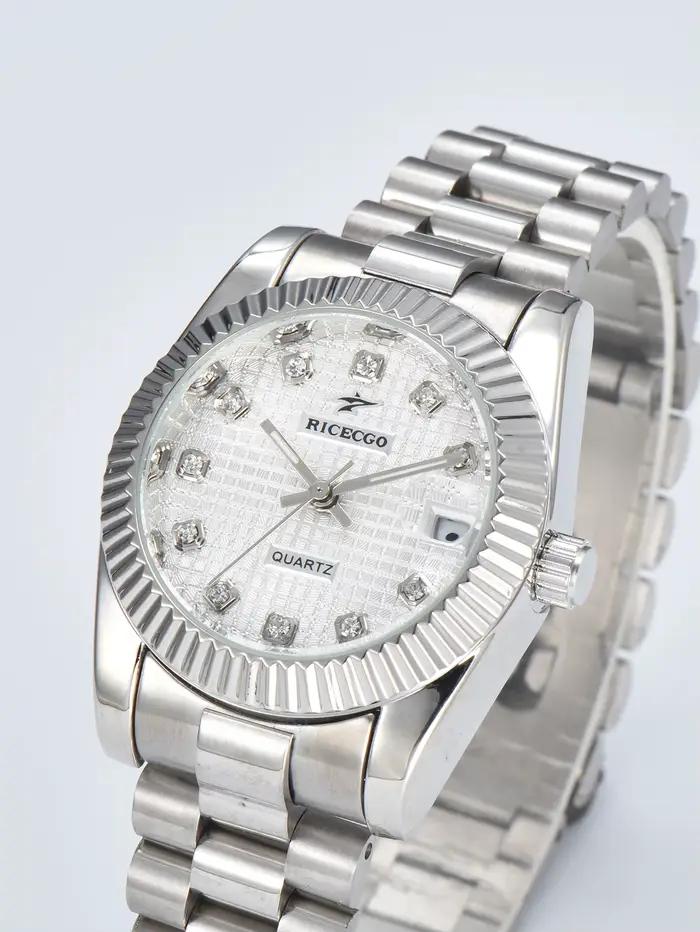 Montre à quartz RICECGO pour affaires et loisirs