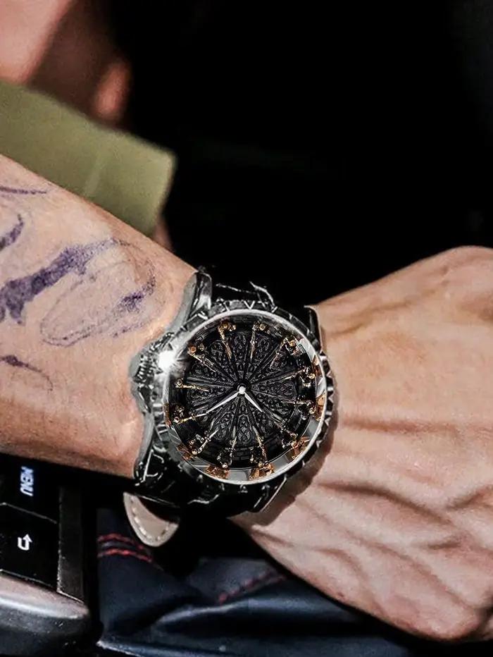 Nouvelle montre pour hommes de style rétro et de personnalité simple