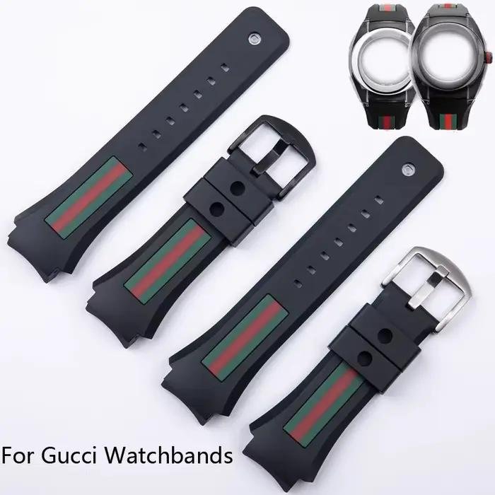 Bracelet de montre pour Gucci YA137/YA137107A