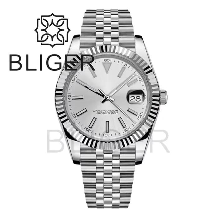Montre BLIGER 36mm/39mm Fashion & Casual Automatique avec Cadran Lumineux et Fonction Plongeur Occasions Spéciales