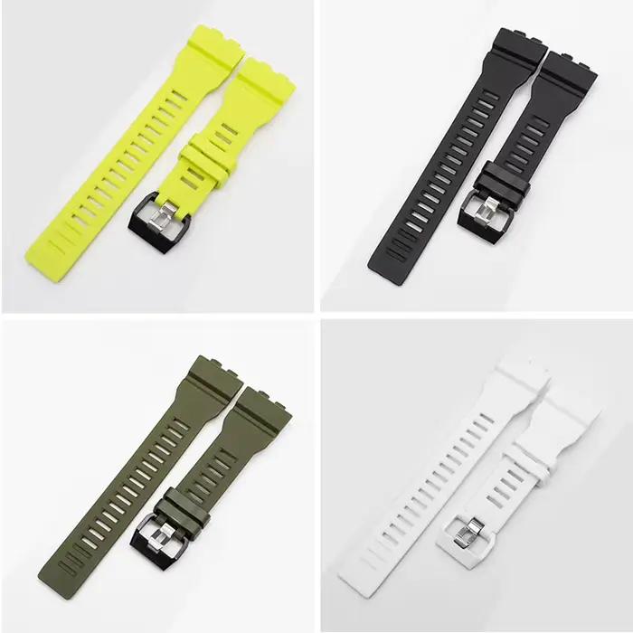 Pour Casio g-shock 5554 GBD-800 GBD-800-2/-7 GBA-800 GBA-800uc 3464 bracelet de montre Multi couleur noire