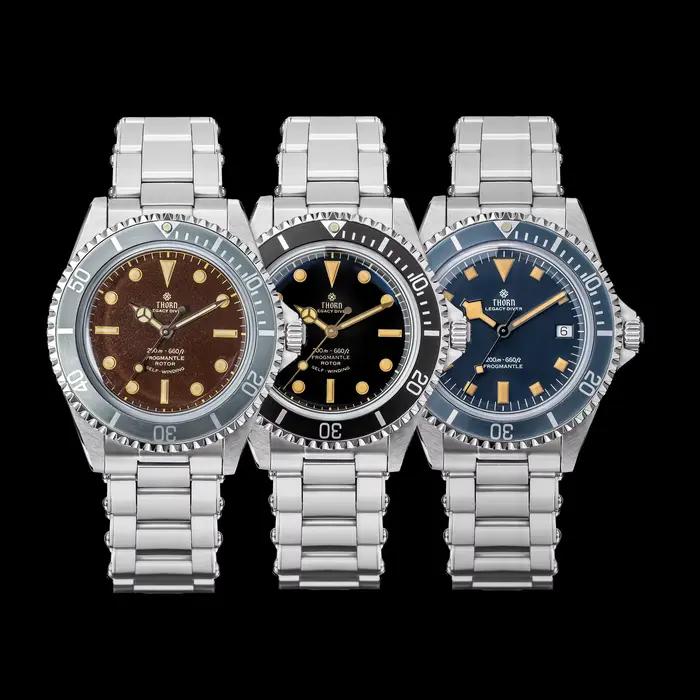 THORN T023 Nouvelle montre de plongée pour homme PT5000