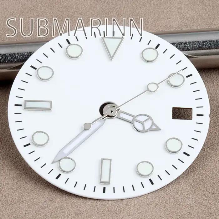 Aiguilles de cadran de montre 29 mm bleues/vertes/grises/noires/blanches