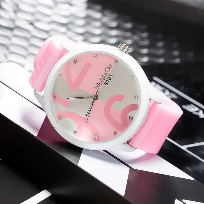 Womage montre femmes vert montres mode grand nombre