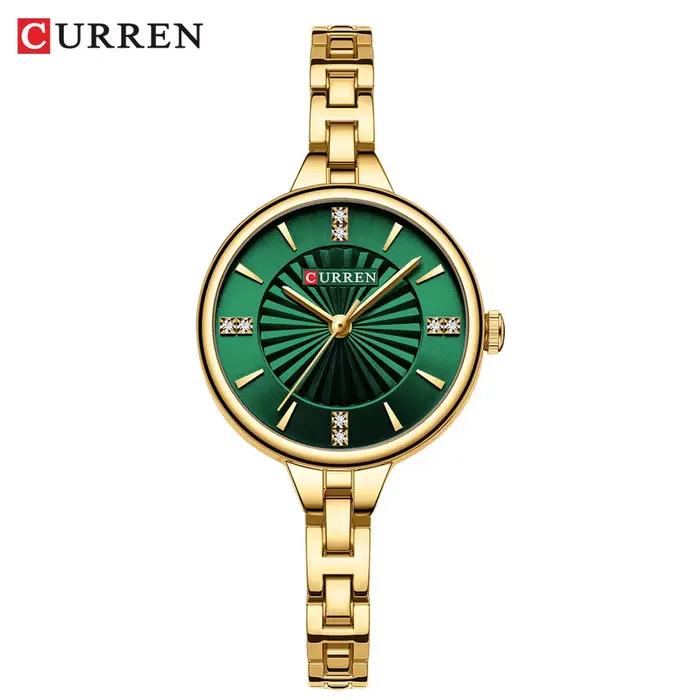 Montre Curren élégante en acier inoxydable pour femmes résistante à l'eau et sophistiquée pour toutes les occasions