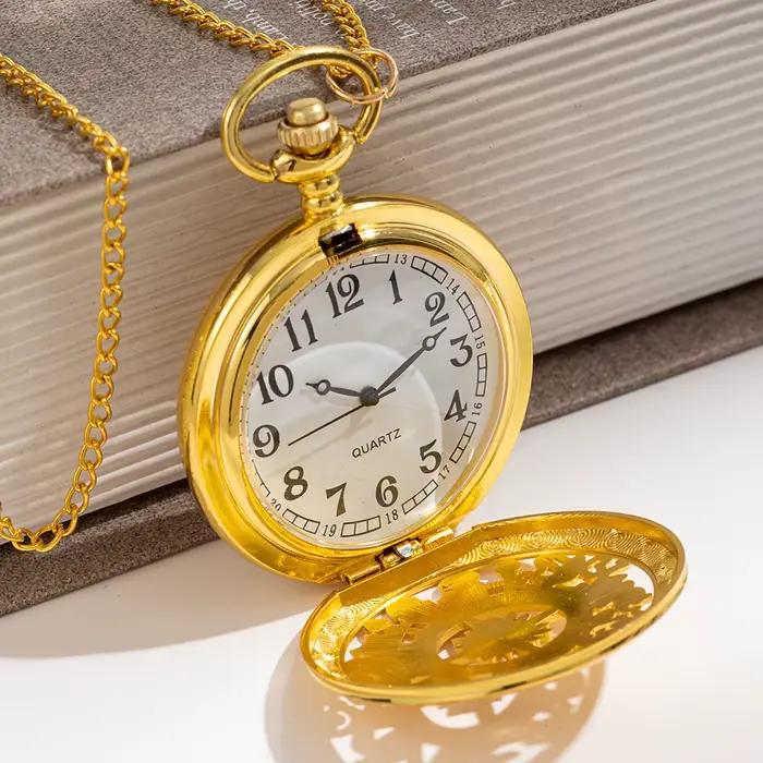 Montre de poche à Quartz avec chiffres arabes