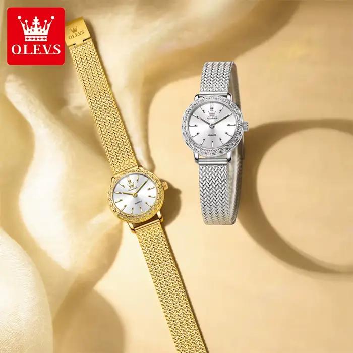 Montre femme OLEVS 5643 quartz résistante à l'eau lumineuse pour occasions spéciales élégante et personnalisable