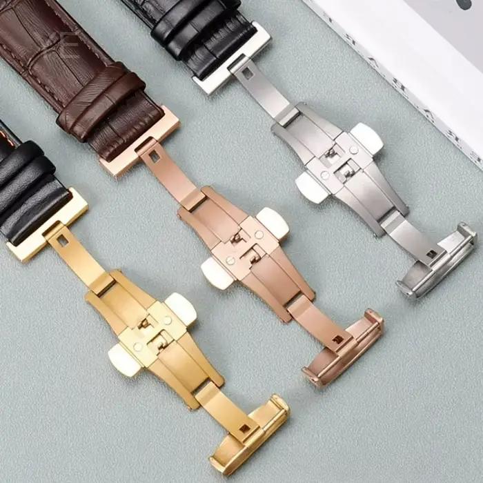 Bracelet de montre en cuir véritable pour Tissot Couturier T035