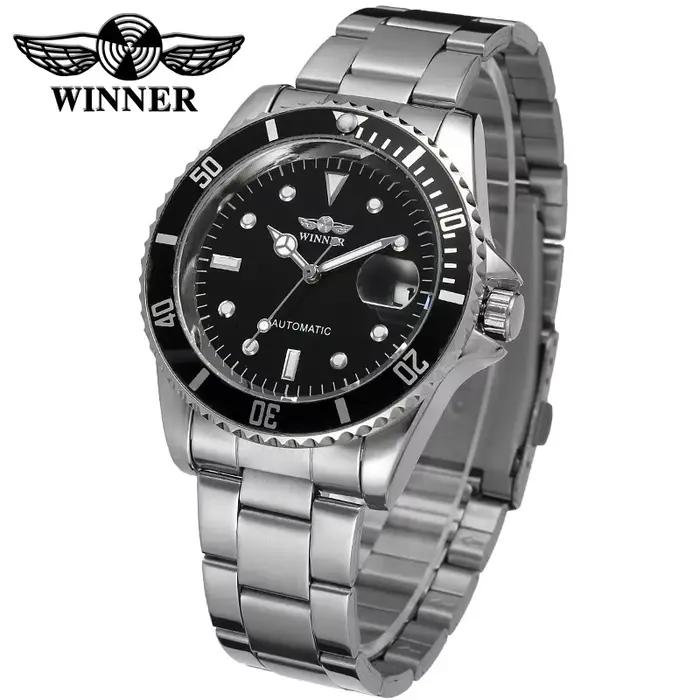 WINNER – montre de luxe en acier inoxydable pour hommes
