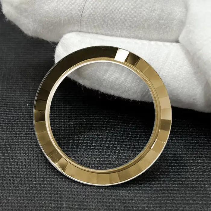 Insert de lunette en verre cristal 37.2mm x 29mm pour boîtier de montre Swarovski